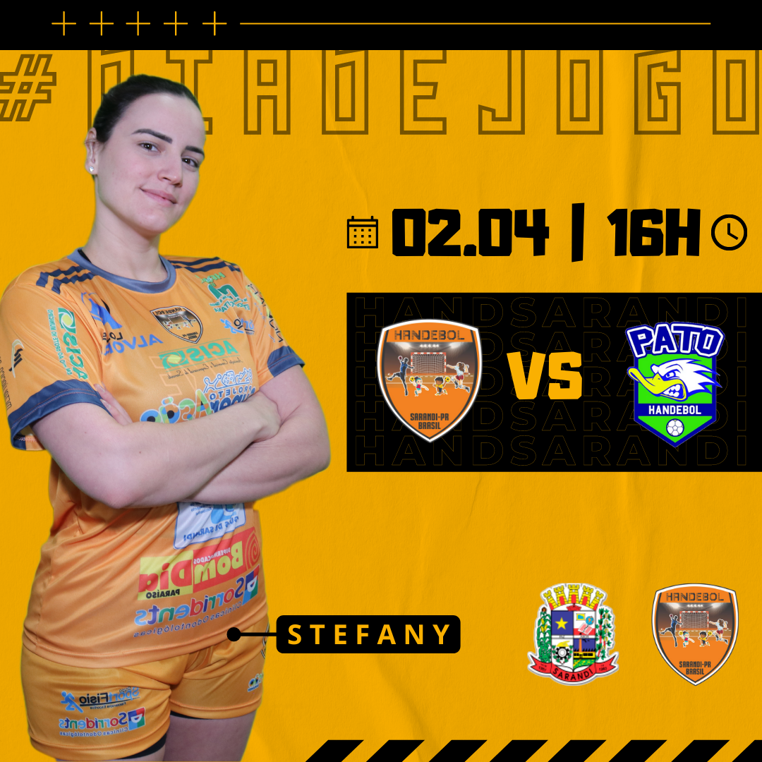 Handebol Feminino - Sarandi x Pato Handebol - 02/04 às 16h